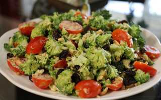 Салат з брокколі — кілька варіантів приготування, відео