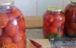 Смачні мариновані помідори на зиму без стерилізації покроковий рецепт з фото