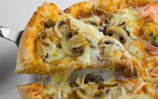 Піца з грибами — покрокові рецепти з додаванням ковбаси, курки, сиру, фото, відео