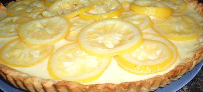 Пиріг з лимоном — рецепти з пісочного, дріжджового і бісквітного тіста, відео