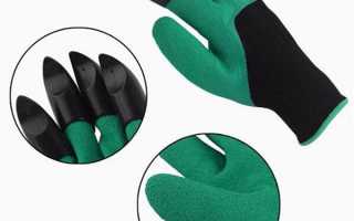 Садові рукавички з кігтями з Китаю — характеристики товару, ціна, відео