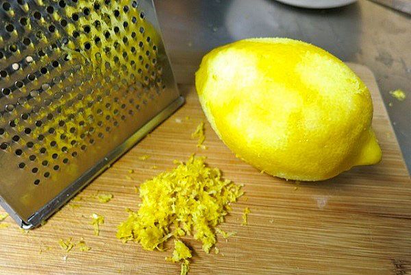 з лимона зняти цедру
