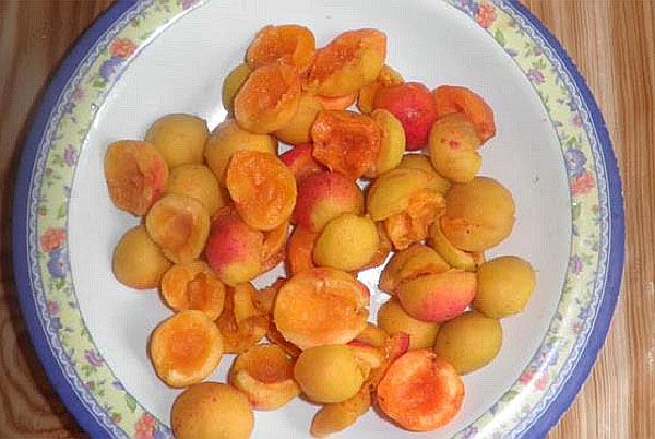 підготувати абрикоси для компоту
