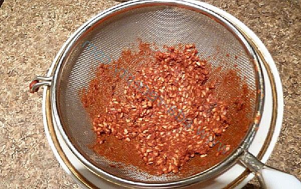 перетерти ягоди через сито