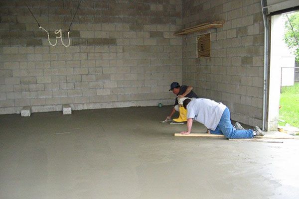 заливка бетонної підлоги
