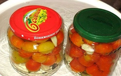пропарити томати