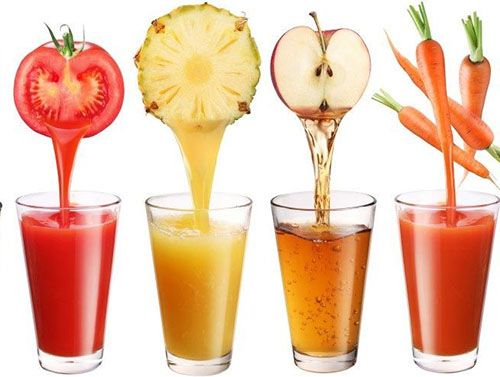 Соки фруктів і овочів приносять організму користь