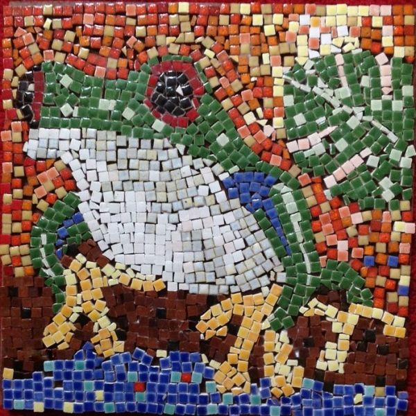 жаба мозаїкою