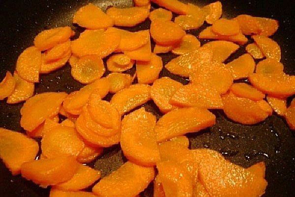підсмажити морква