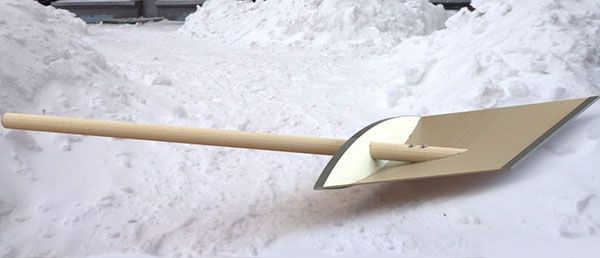 лопата для снігу своїми руками