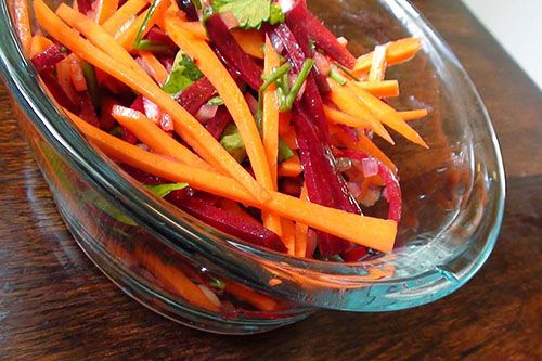 Морквяно-буряковий салат