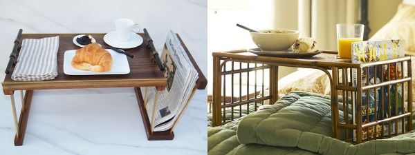 столики ліжкові з різних матеріалів