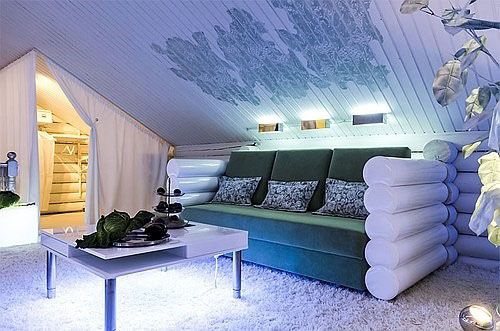 оригінальне освітлення горища