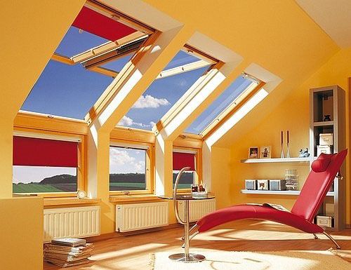 вікна на горищі