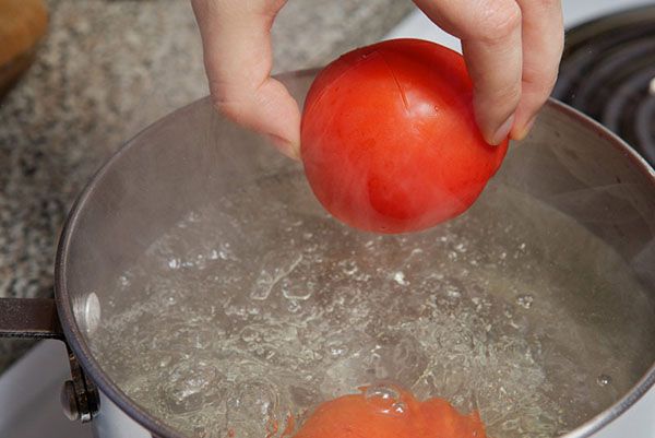 бланшіровка томатів