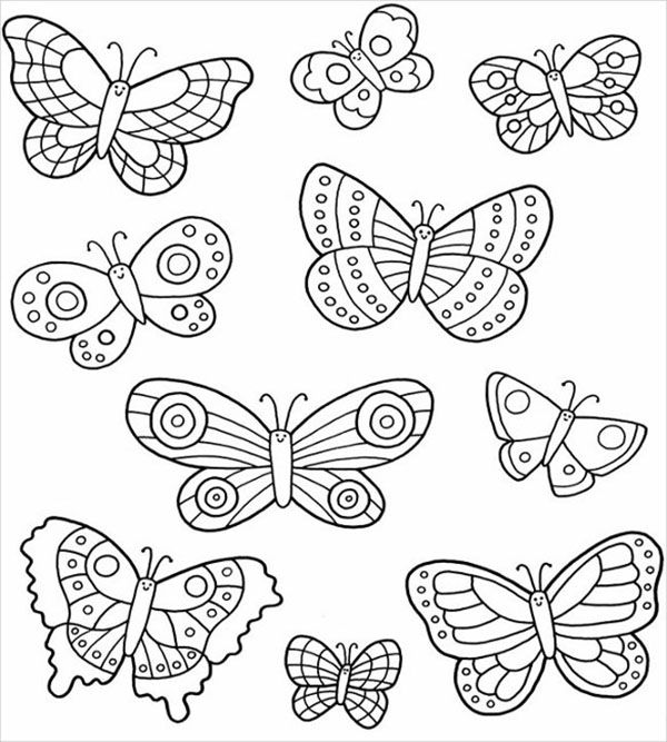 метелики для вирізання