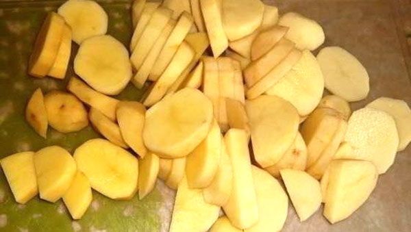 нарізати картоплю гуртками