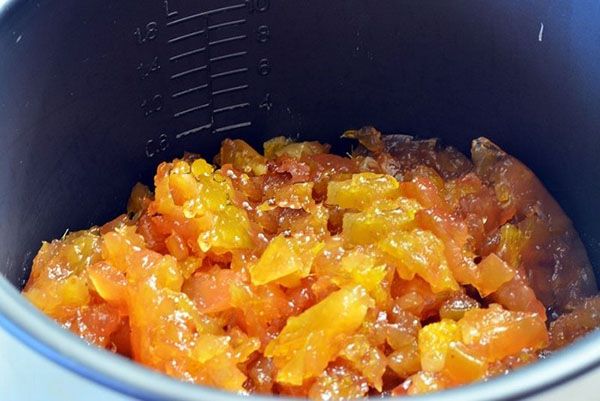 готове варення з апельсин і яблук