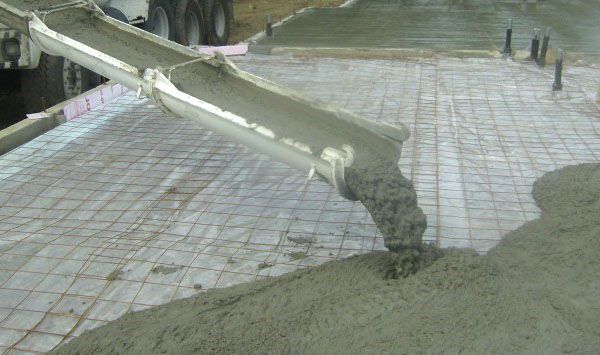заливка бетону
