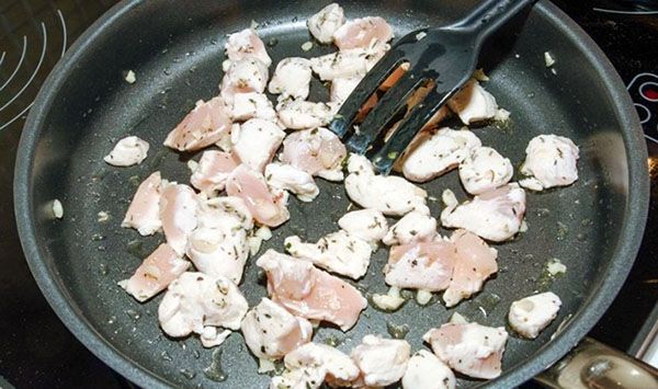 смажити м'ясо курки