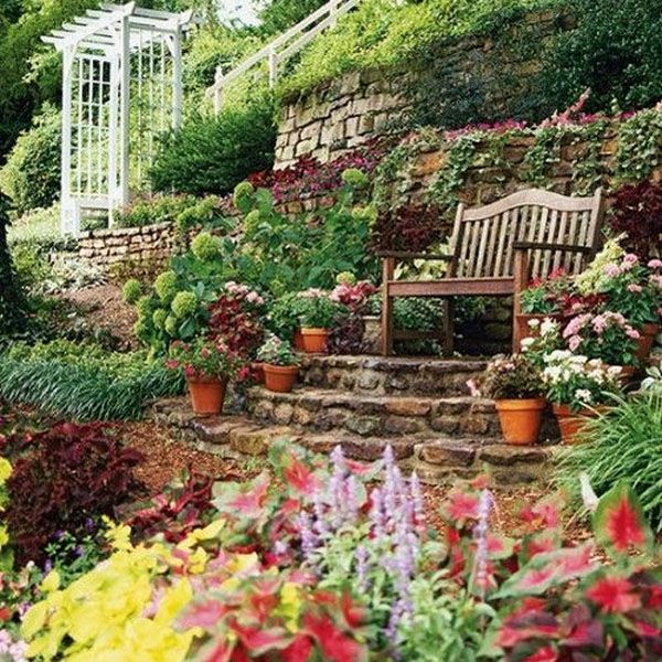 грядки на схилі