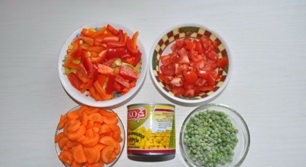 підготувати овочі