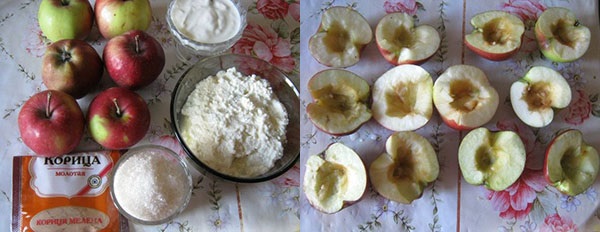 інгредієнти і підготовка яблук