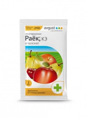«Раек» - високоефективний препарат для обробки плодових культур від хвороб