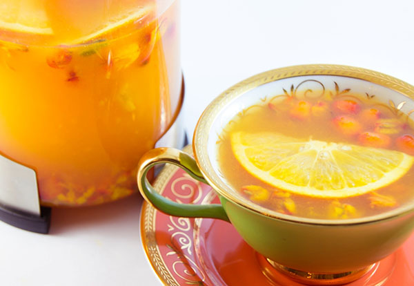 обліпиховий чай з апельсином