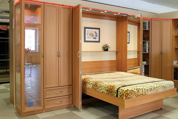 орні дверці ліжка шафи